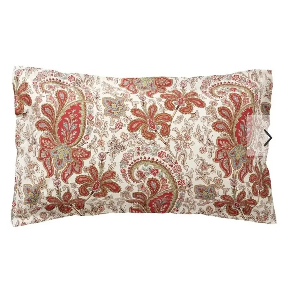 Pottery Barn Charlie Paisley Organic Percale Duvet Cover King Cal King & Shams